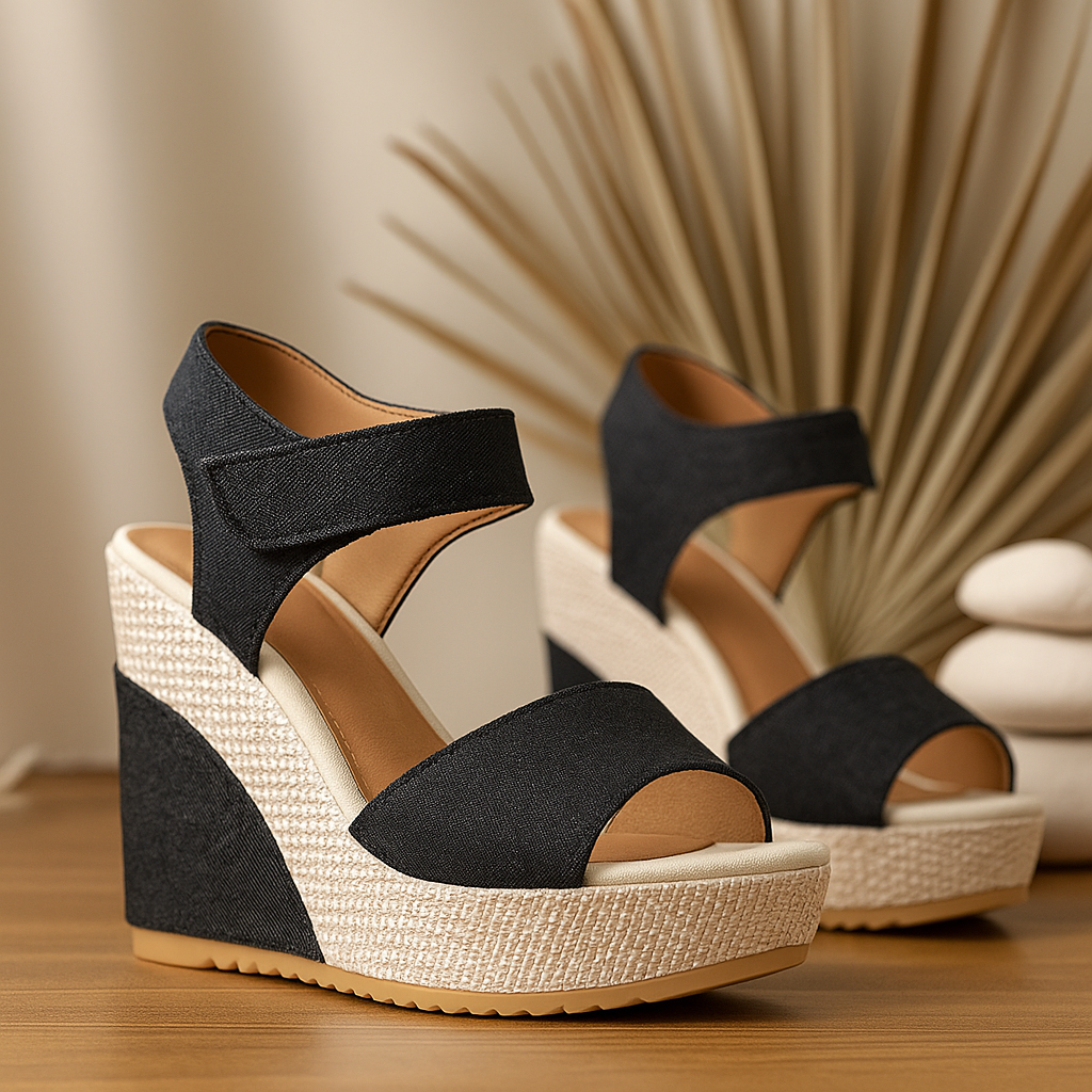 Marina Denim Wedge