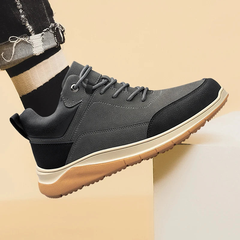 Summit Trek Leather Sneakers