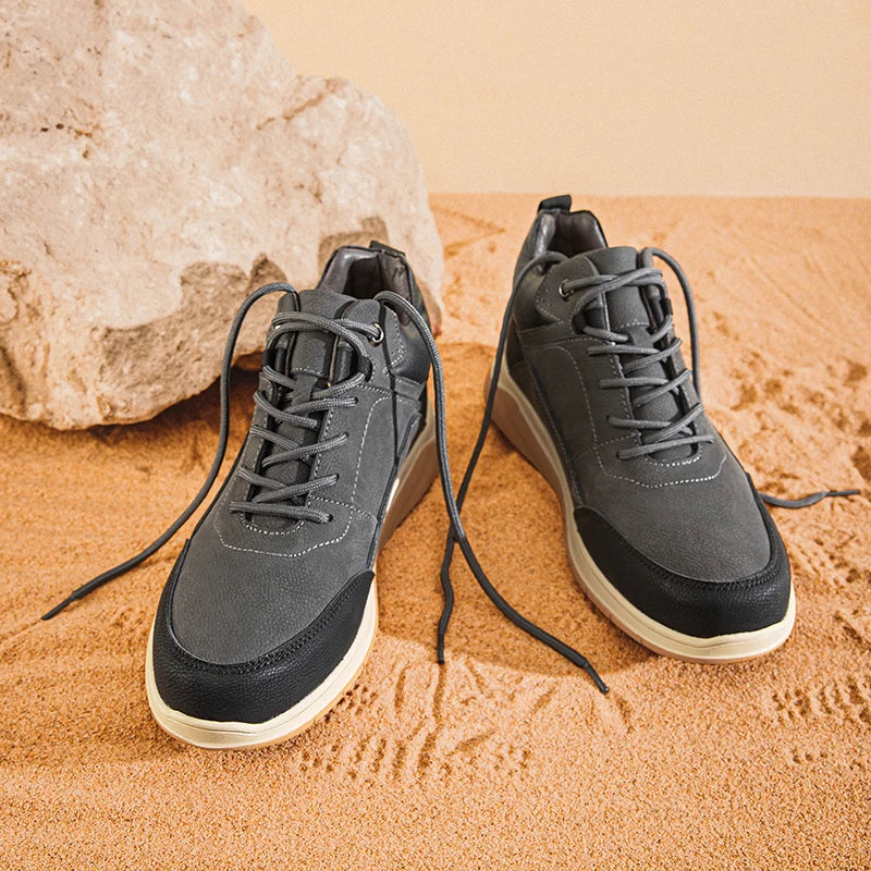 Summit Trek Leather Sneakers