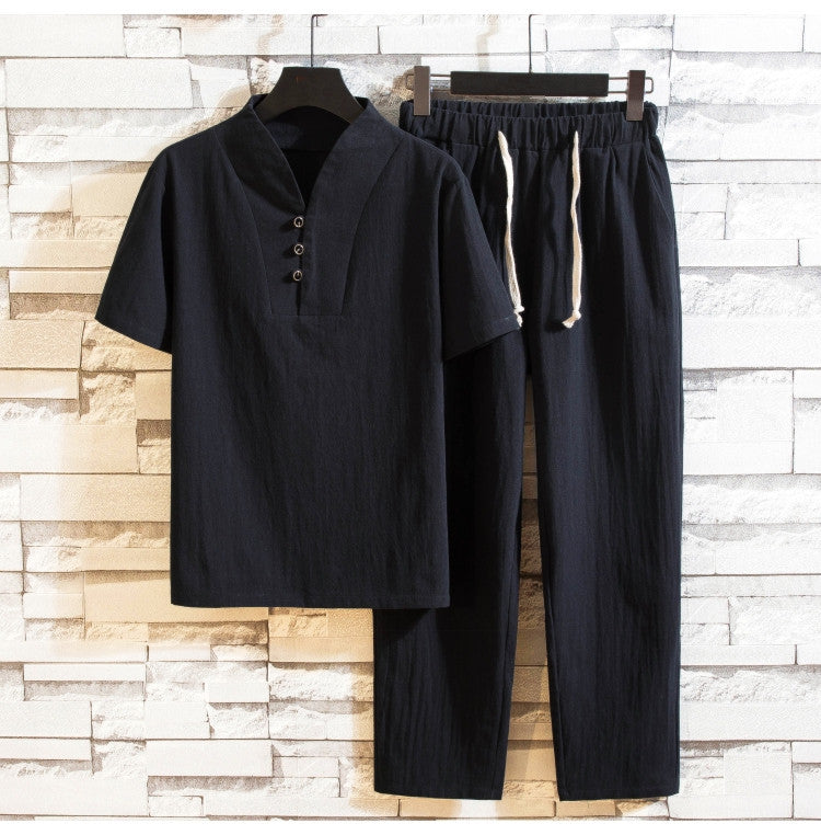 Santorini Linen Set