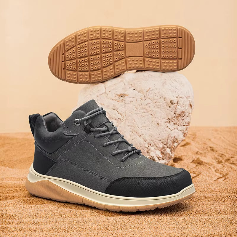 Summit Trek Leather Sneakers