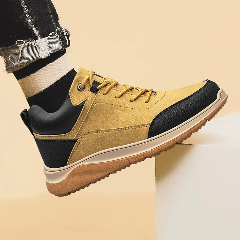 Summit Trek Leather Sneakers