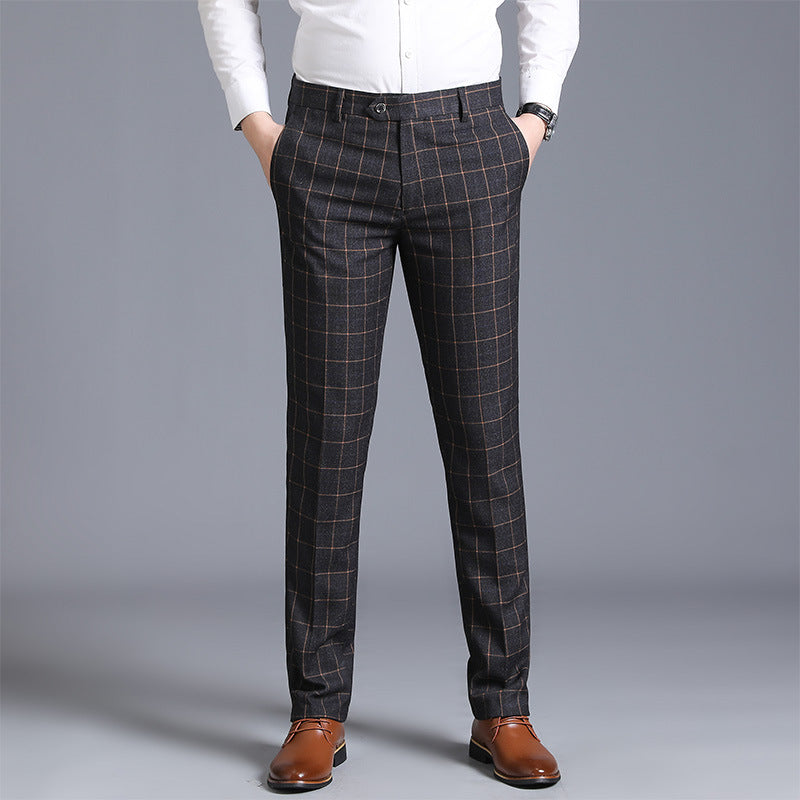 GridLine™ Premium Checkered Trousers