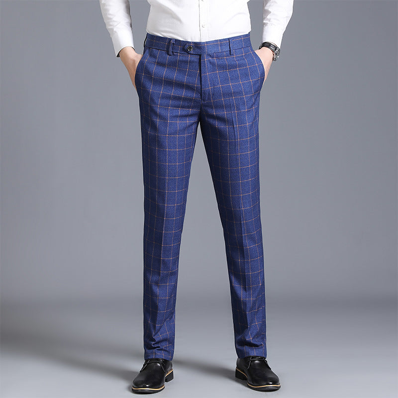 GridLine™ Premium Checkered Trousers