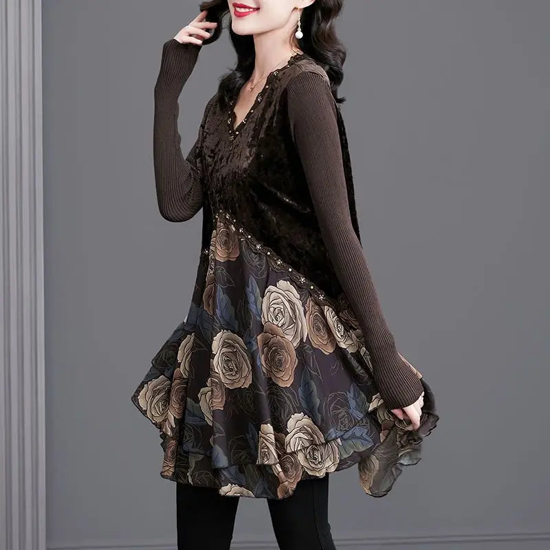 Floral Chiffon Dress