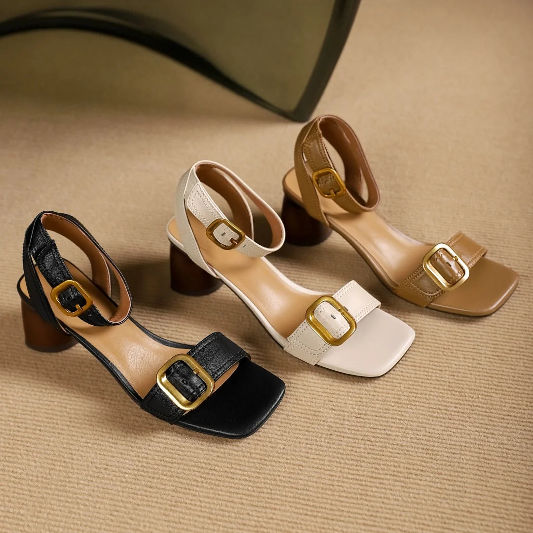 Verelle Leather Heels