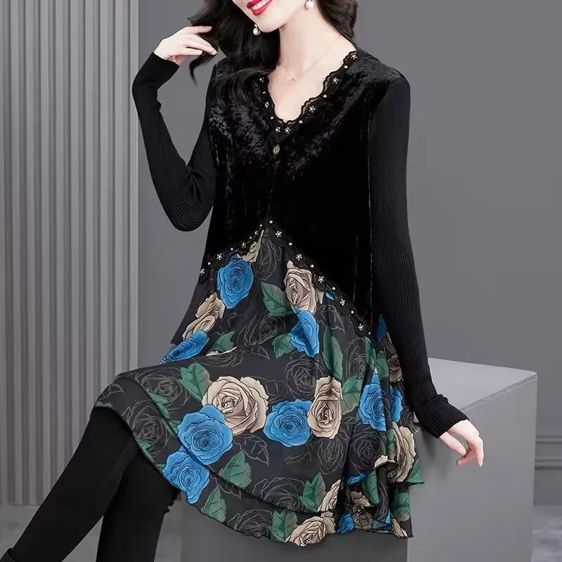Floral Chiffon Dress