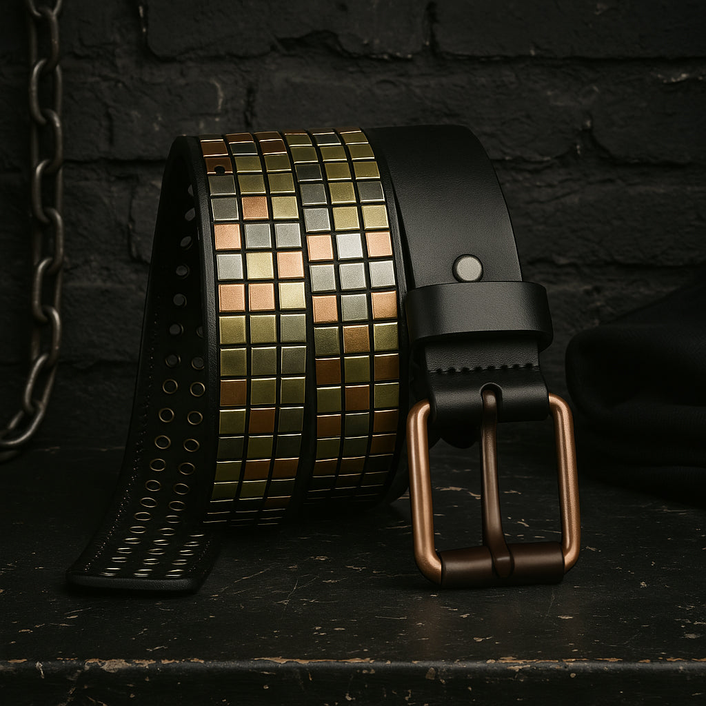 IronGrid Leather Belt