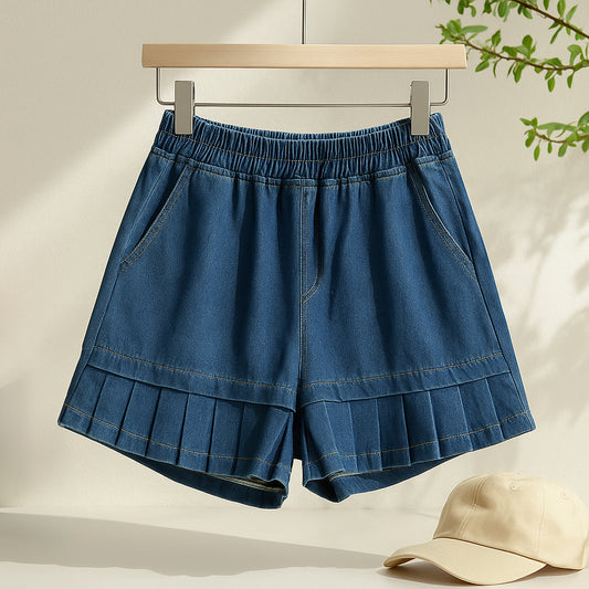 Sienna Skirted Denim Shorts