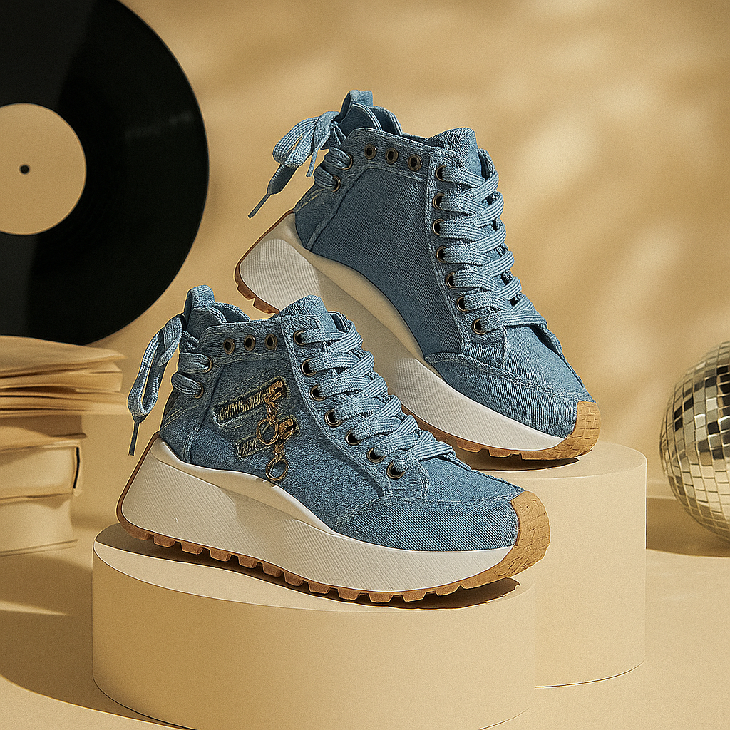 Ridgeway Canvas-Denim Sneaker