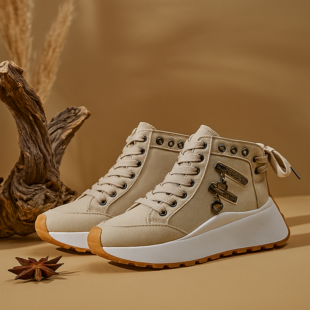 Ridgeway Canvas-Denim Sneaker