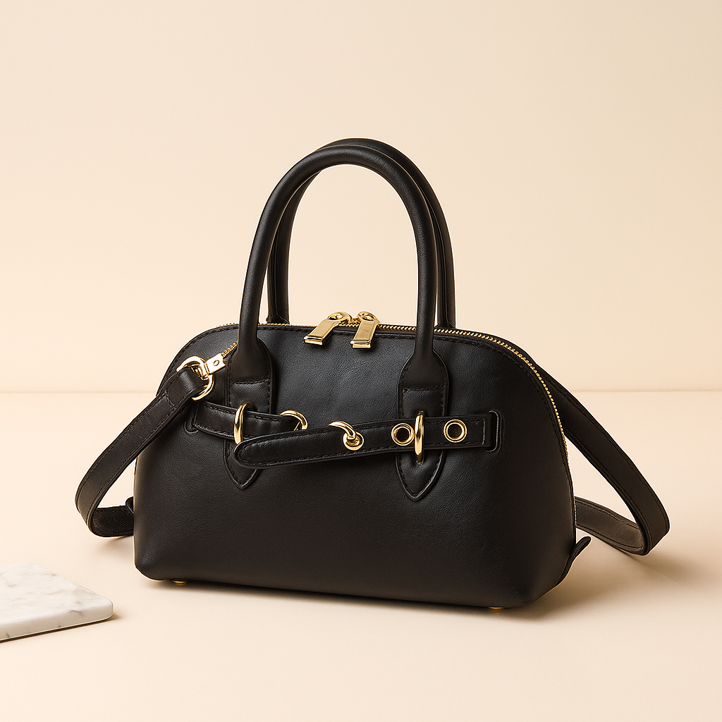 Aurelia Double-Zip Satchel