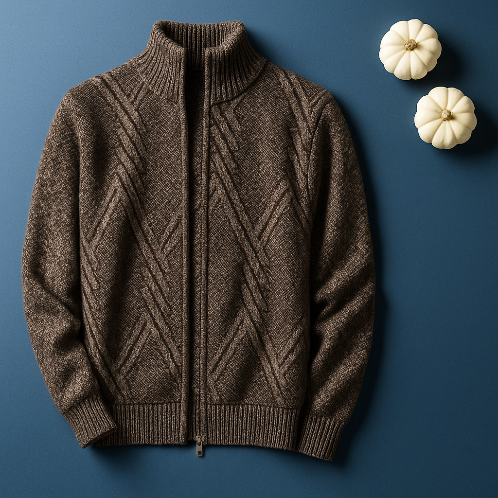 Ashford Chevron Knit Sweater