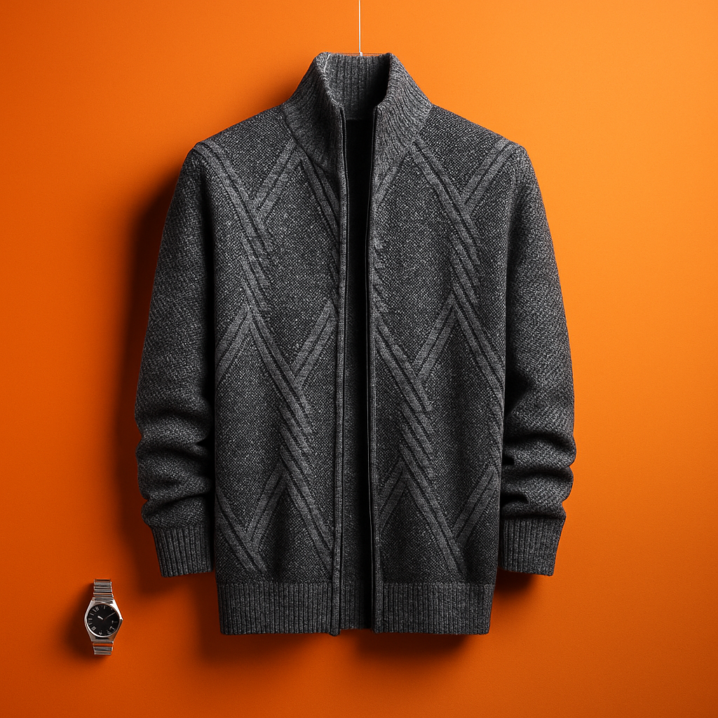 Ashford Chevron Knit Sweater