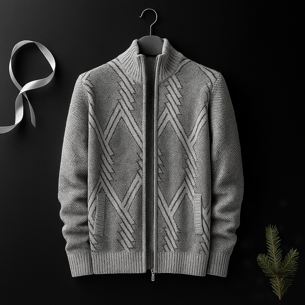 Ashford Chevron Knit Sweater