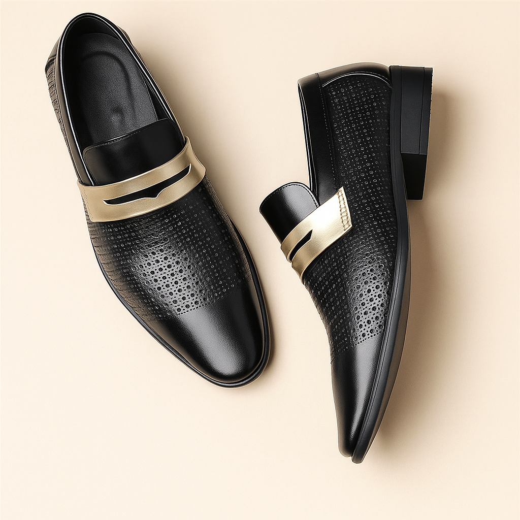 Norwood Perforated Leather Loafer