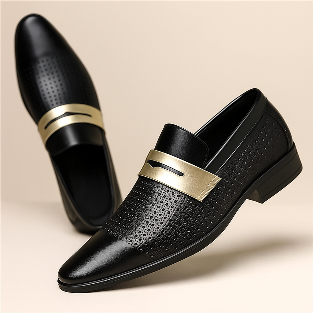 Norwood Perforated Leather Loafer