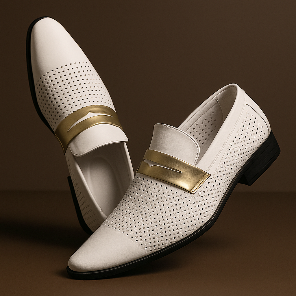 Norwood Perforated Leather Loafer