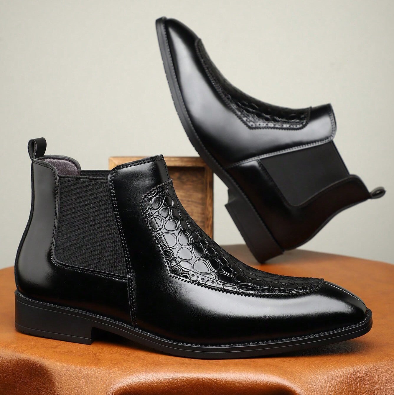 Cavallo Croc Chelsea Boot