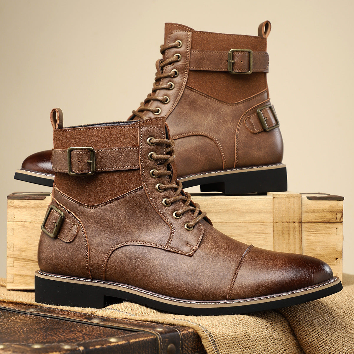 Blackstone Dual-Buckle Boot
