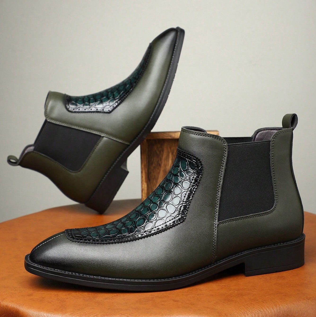 Cavallo Croc Chelsea Boot