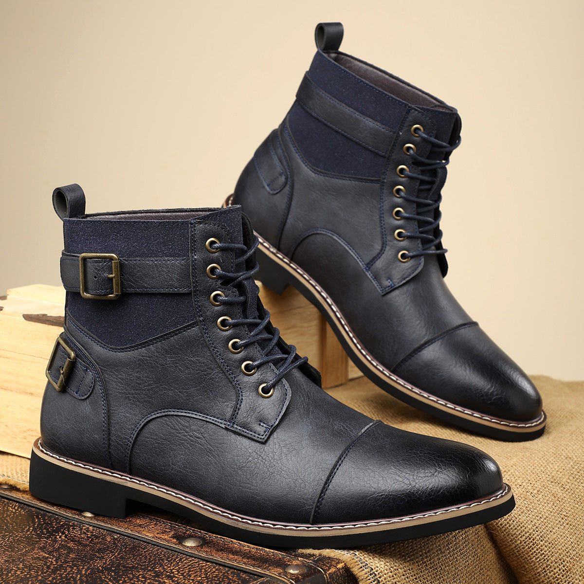 Blackstone Dual-Buckle Boot