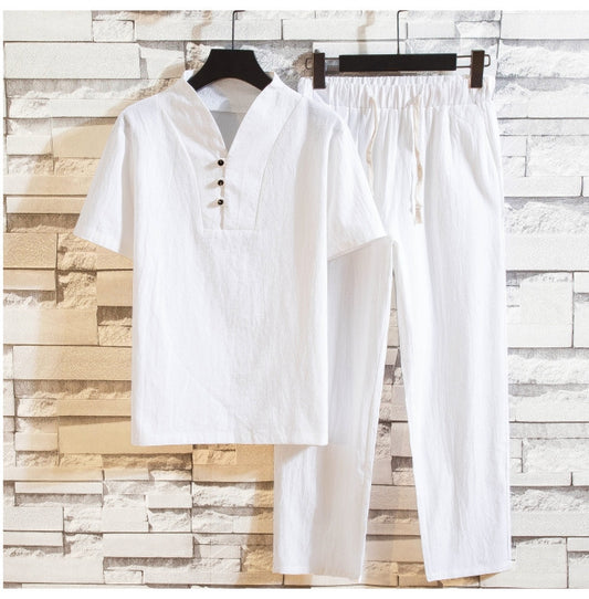 Santorini Linen Set