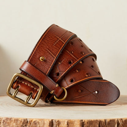 IronOak Handcrafted Leather Belt