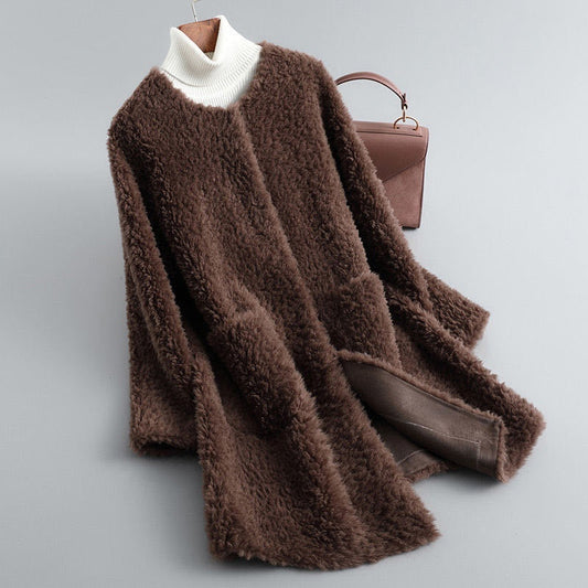 Veloura Plush Sherpa Overcoat