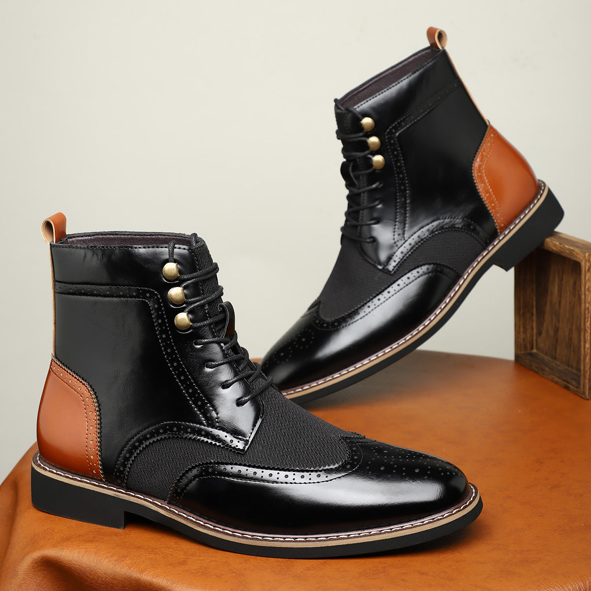 Hudson Wingtip Boot