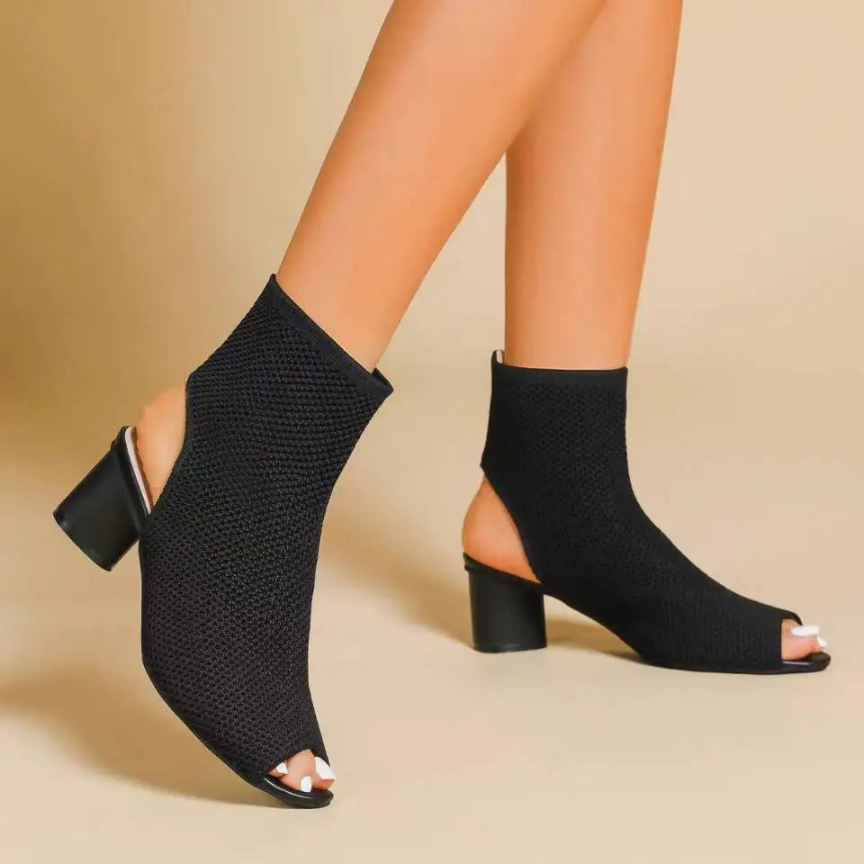 Harper Cloud-Knit Heel