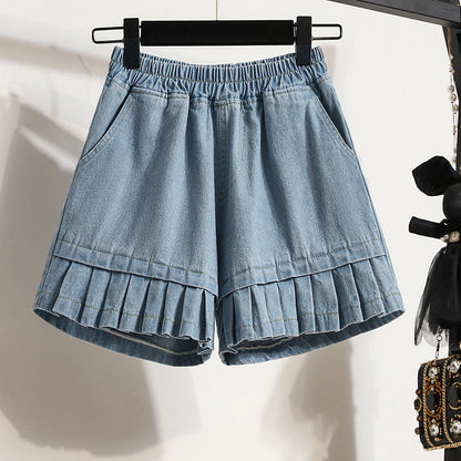 Sienna Skirted Denim Shorts