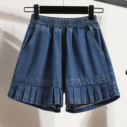 Sienna Skirted Denim Shorts