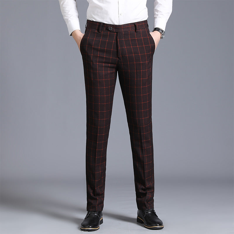 GridLine™ Premium Checkered Trousers