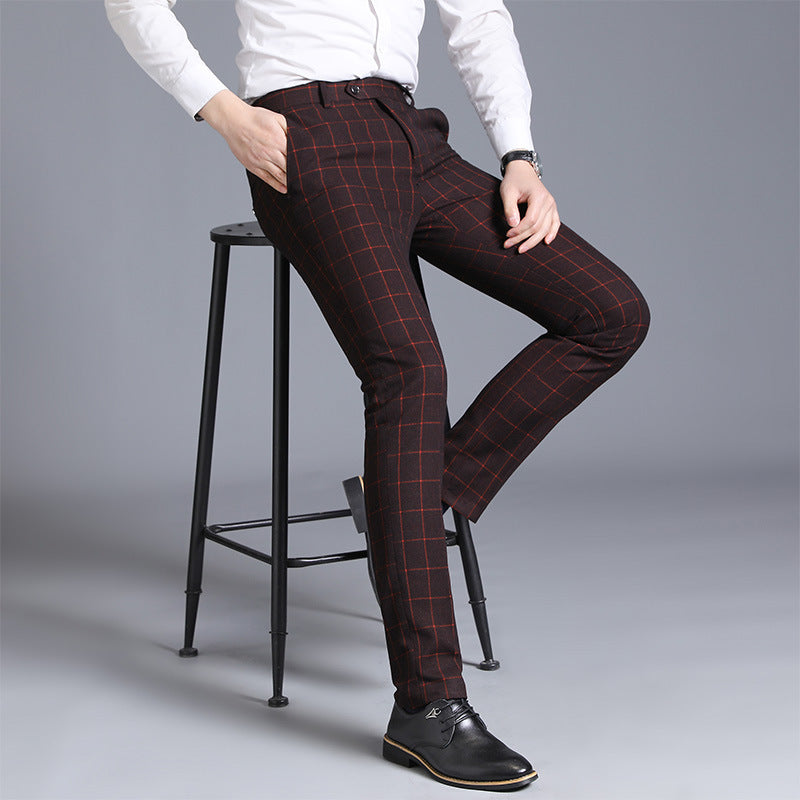 GridLine™ Premium Checkered Trousers