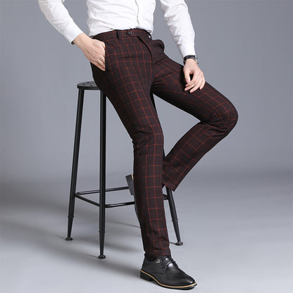 GridLine™ Premium Checkered Trousers