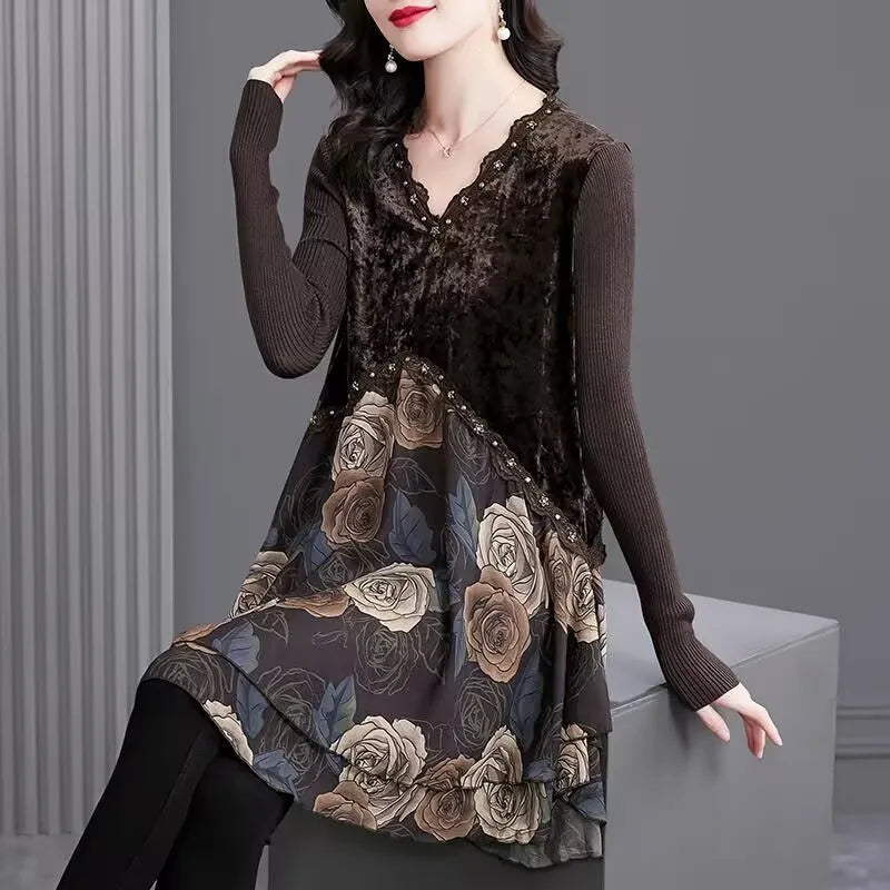 Floral Chiffon Dress