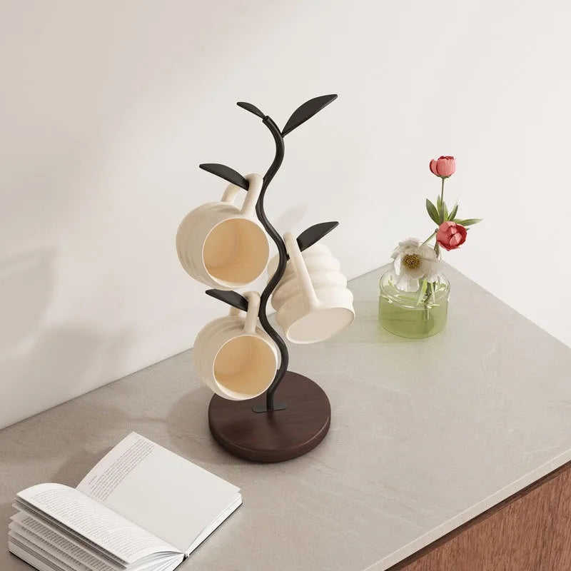 Vinecrest Walnut-Base Mug Tree