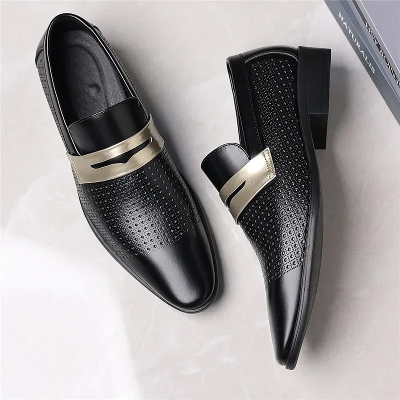 Norwood Perforated Leather Loafer