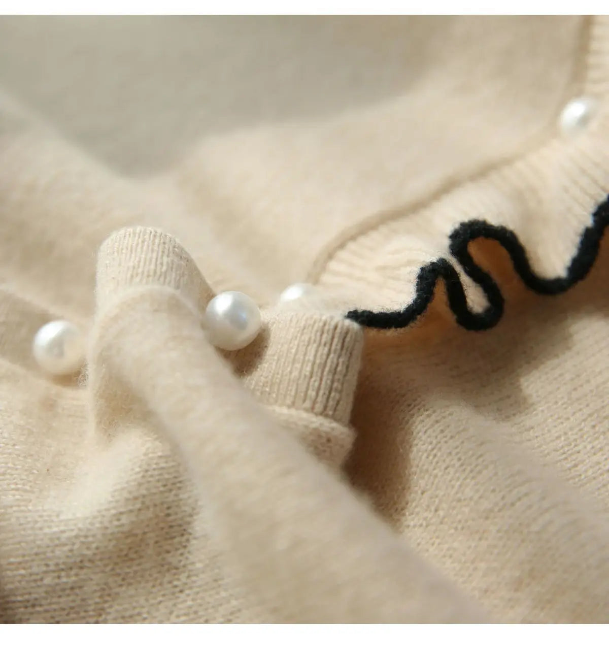 Pearl Button - Ruffle Cardigan