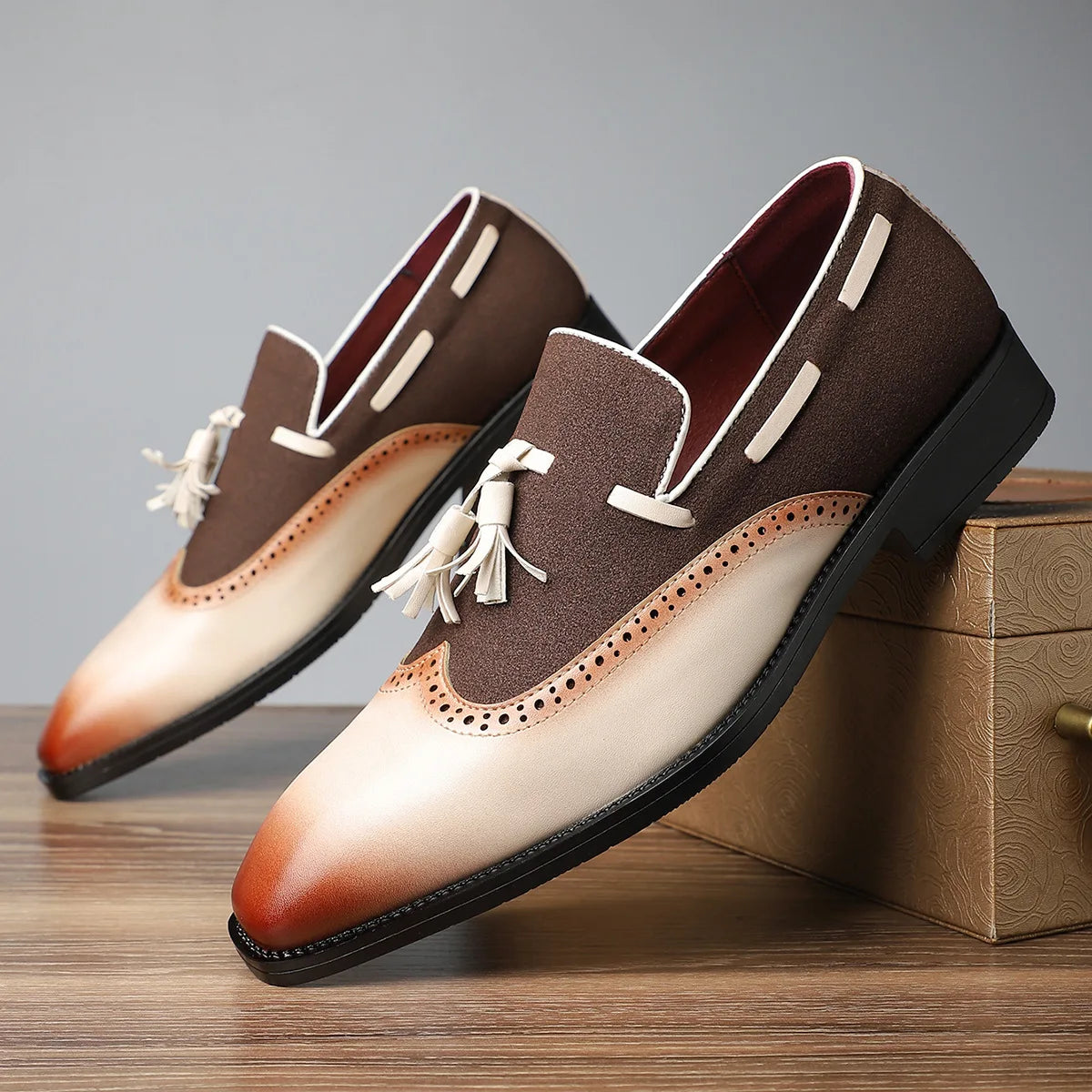 Elmont Two-Tone Loafer