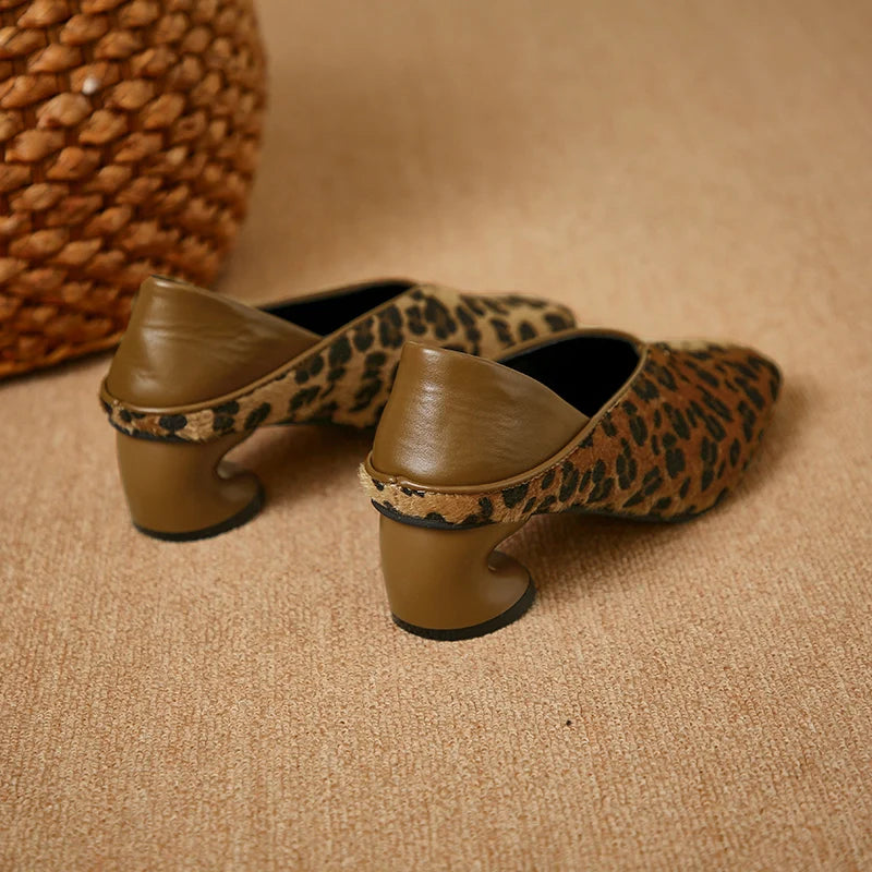 Aurora Leopard Heel