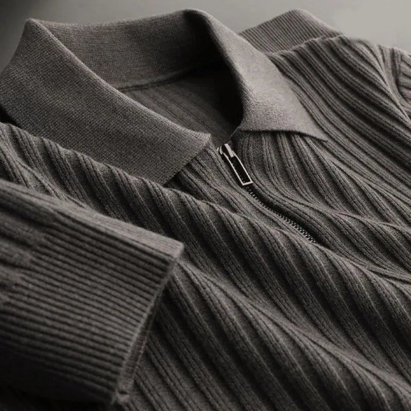 Classic Zip Polo Sweater
