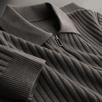 Classic Zip Polo Sweater