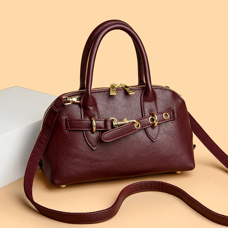 Aurelia Double-Zip Satchel
