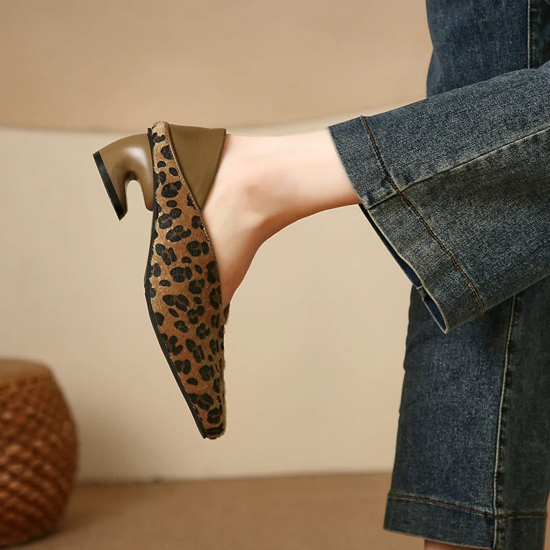 Aurora Leopard Heel