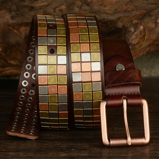IronGrid Leather Belt