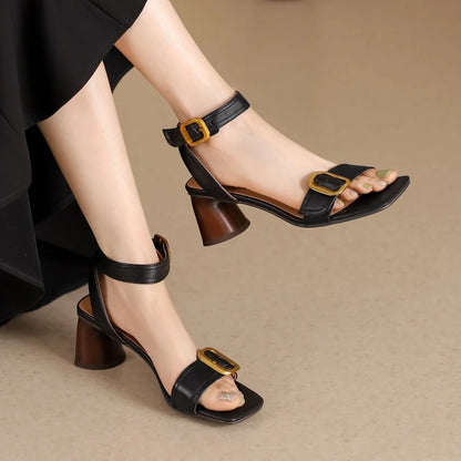 Verelle Leather Heels