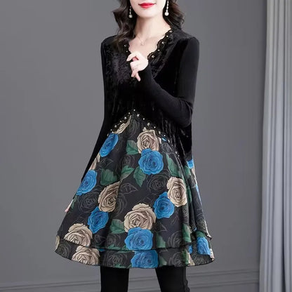 Floral Chiffon Dress