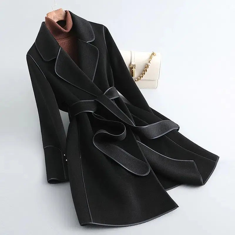 Selene Tie-Belt Overcoat
